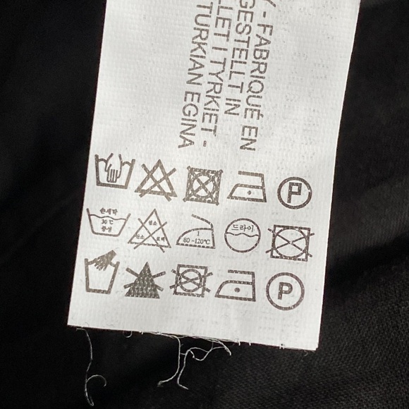 NWT. Zara Black Midi Dress with Perforated Embroideries. Size L. - Picture 13 of 13